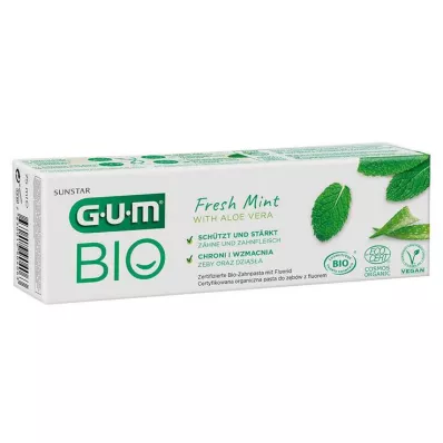 GUM Pasta de dente orgânica hortelã fresca, 75 ml GUM Pasta de dente orgânica hortelã fresca, 75 ml