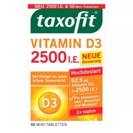 TAXOFIT Vitamina D3 2500 U.I. Comprimidos, 50 unid