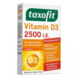 TAXOFIT Vitamina D3 2500 U.I. Comprimidos, 50 unid