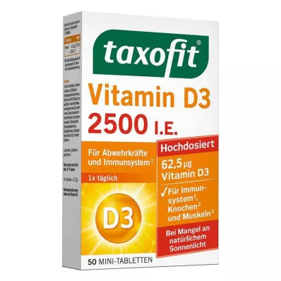TAXOFIT Vitamina D3 2500 U.I. Comprimidos, 50 unid TAXOFIT Vitamina D3 2500 U.I. Comprimidos, 50 unid