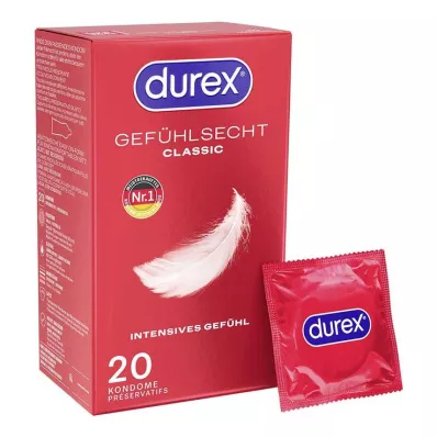 preservativos durex® Feel-Real Classic, 20 unidades preservativos durex® Feel-Real Classic, 20 unidades