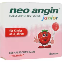 NEO-ANGIN pastilhas para dor de garganta júnior, 8 unid