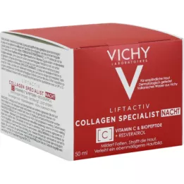 VICHY LIFTACTIV Creme de Noite Especialista em Colagénio, 50 ml