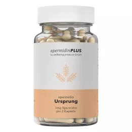 SPERMIDINPLUS Cápsulas de origem, 60 unidades