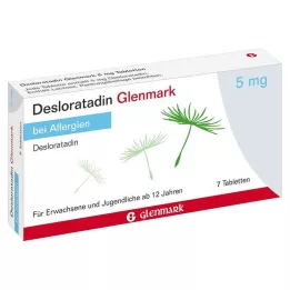 DESLORATADIN Glenmark 5 mg comprimidos, 7 unid