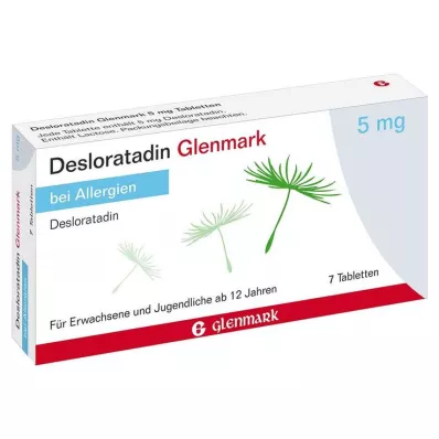 DESLORATADIN Glenmark 5 mg comprimidos, 7 unid