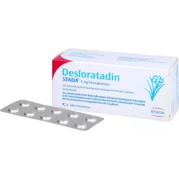 DESLORATADIN STADA Comprimidos revestidos por película de 5 mg, 100 unidades