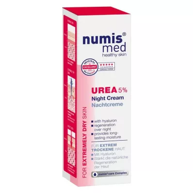 NUMIS med Creme de Noite Ureia 5%, 50 ml