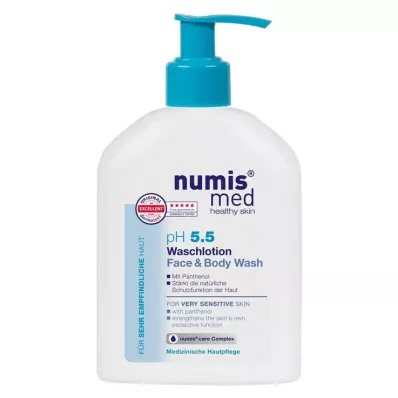 Loção de lavagem Numis med pH 5,5, 200 ml Loção de lavagem Numis med pH 5,5, 200 ml