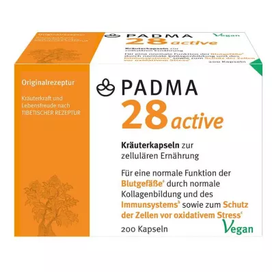 PADMA 28 cápsulas activas, 200 unidades PADMA 28 cápsulas activas, 200 unidades