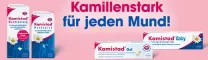 Instructions for use for Colutório Kamistad® para inflamação das gengivas e aftas, 150 ml - 6