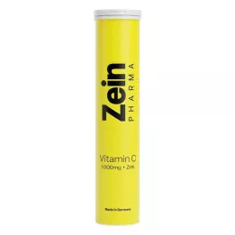 [c 1000 mg+Zinco Comprimidos Efervescentes, 20 Cápsulas