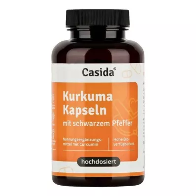 Cápsulas de cúrcuma + pimenta curcumina em alta dosagem, 90 peças Cápsulas de cúrcuma + pimenta curcumina em alta dosagem, 90 peças