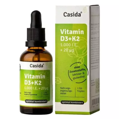 VITAMIN D3 K2 gotas, 50 ml