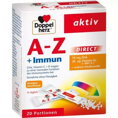 DOPPELHERZ A-Z+Immun DIRECT Pellets, 20 unid