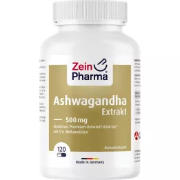 ASHWAGANDHA EXTRAKT Cápsulas de 500 mg, 120 unid