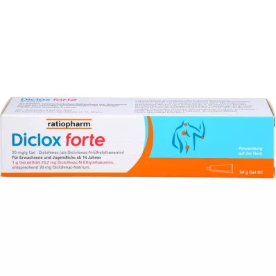 DICLOX forte 20 mg/g gel, 50 g