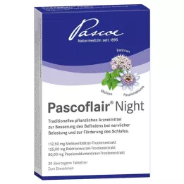 PASCOFLAIR Comprimidos revestidos para a noite, 30 unidades