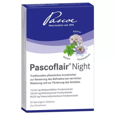 PASCOFLAIR Comprimidos revestidos para a noite, 30 unidades