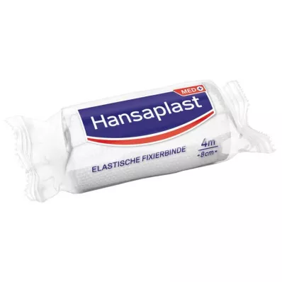 HANSAPLAST fita elástica de fixação crepada 8 cmx4 m, 1 pc HANSAPLAST fita elástica de fixação crepada 8 cmx4 m, 1 pc