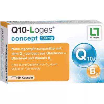 Q10-LOGES conceito 100 mg cápsulas, 60 unid