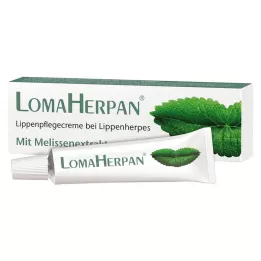 LOMAHERPAN Creme para os lábios com extrato de erva-cidreira, 5 ml