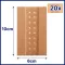 HANSAPLAST Gesso clássico 6 cmx2 m, 1 pc