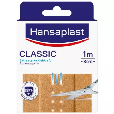 HANSAPLAST Gesso clássico 8cm x1 m, 1 pc HANSAPLAST Gesso clássico 8cm x1 m, 1 pc
