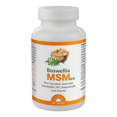 BOSWELLIA MSM forte Dr. Jacobs Tablets, 90 unid BOSWELLIA MSM forte Dr. Jacobs Tablets, 90 unid