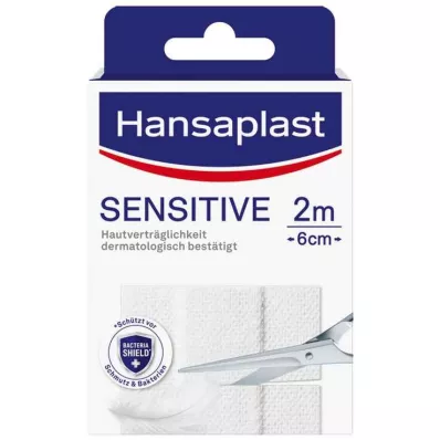 HANSAPLAST Gesso sensível hipoalergénico 6 cmx2 m, 1 unid HANSAPLAST Gesso sensível hipoalergénico 6 cmx2 m, 1 unid