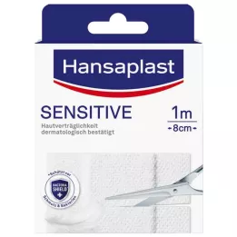 HANSAPLAST Gesso sensível hipoalergénico 8 cmx1 m, 1 unid