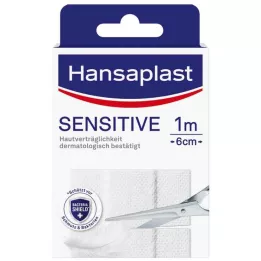 HANSAPLAST Gesso sensível hipoalergénico 6 cmx1 m, 1 pc