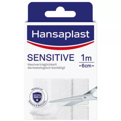 HANSAPLAST Gesso sensível hipoalergénico 6 cmx1 m, 1 pc
