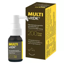 MULTIVITDK Solução de vitamina D3+K2, 10 ml