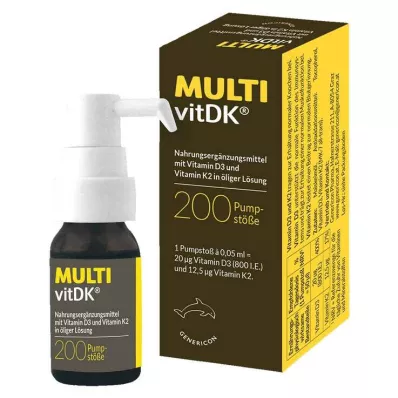 MULTIVITDK Solução de vitamina D3+K2, 10 ml MULTIVITDK Solução de vitamina D3+K2, 10 ml