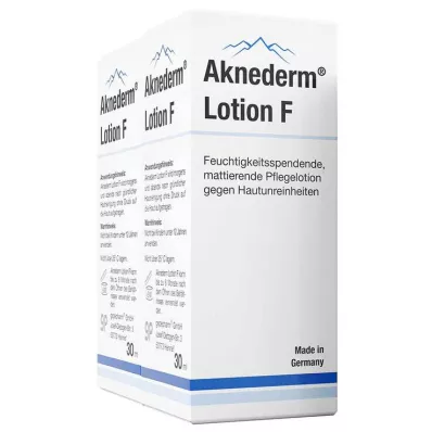 AKNEDERM Loção F, 2X30 ml