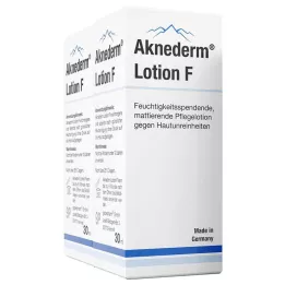 AKNEDERM Loção F, 2X30 ml