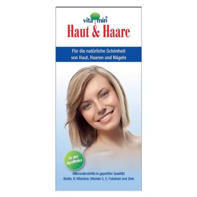 Pele & Cápsulas de vitaminas para cabelo, 30 unidades Pele & Cápsulas de vitaminas para cabelo, 30 unidades