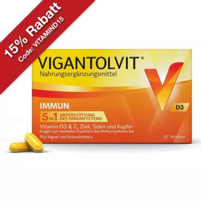 VIGANTOLVIT Immune comprimidos revestidos por película, 30 unidades VIGANTOLVIT Immune comprimidos revestidos por película, 30 unidades