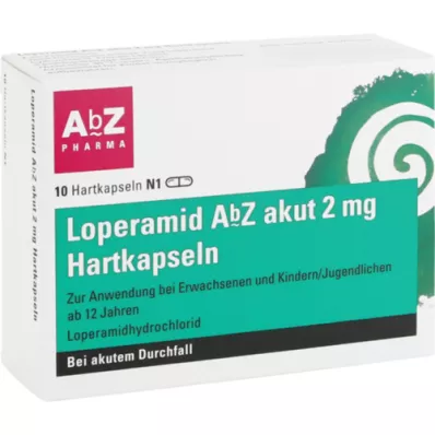 LOPERAMID AbZ akut 2 mg cápsulas duras, 10 unid