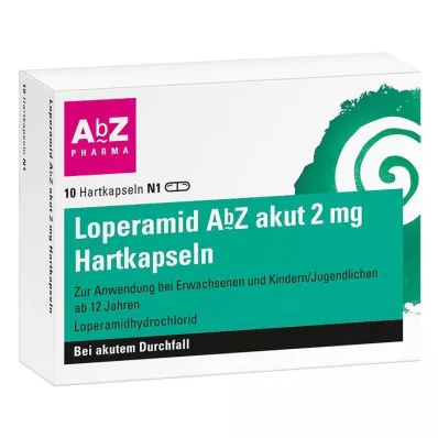 Loperamida AbZ aguda 2 mg cápsulas, 10 unidades Loperamida AbZ aguda 2 mg cápsulas, 10 unidades