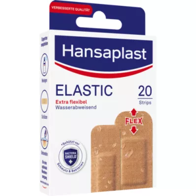 HANSAPLAST Tiras elásticas de gesso, 20 peças