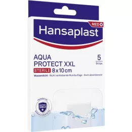 HANSAPLAST Penso esterilizado Aqua Protect para feridas 8x10 cm, 5 unid