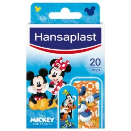 HANSAPLAST Tiras de gesso para crianças Mickey & Amigos, 20 peças