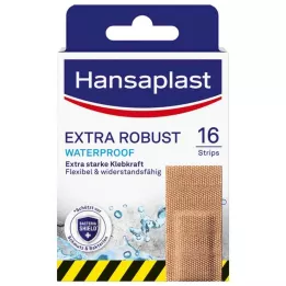 HANSAPLAST Tiras de gesso impermeáveis extra robustas, 16 peças