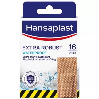 HANSAPLAST Tiras de gesso impermeáveis extra robustas, 16 peças