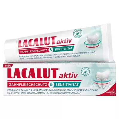 Lacalut proteção ativa de goma & sensibilidade, 75 ml Lacalut proteção ativa de goma & sensibilidade, 75 ml