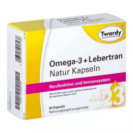 OMEGA-3+Lebertran Natural Capsules, 60 Cápsulas