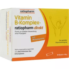 VITAMIN B-KOMPLEX-pó direto ratiopharm, 40 unidades