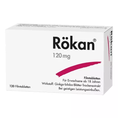 RÖKAN Comprimidos revestidos por película de 120 mg, 120 unidades RÖKAN Comprimidos revestidos por película de 120 mg, 120 unidades